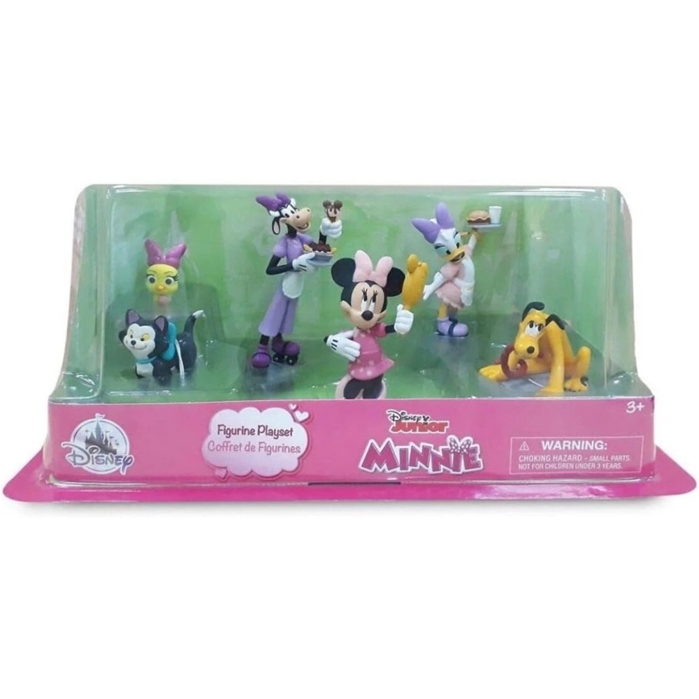 Disney Store Minnie Mouse Figurine Play Set NEW